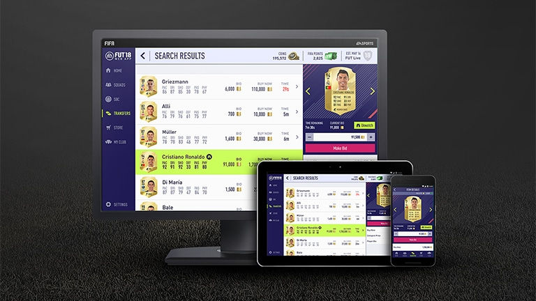 Access the FIFA 18 web app from smartphone - optimized for mobile :  r/EASportsFC
