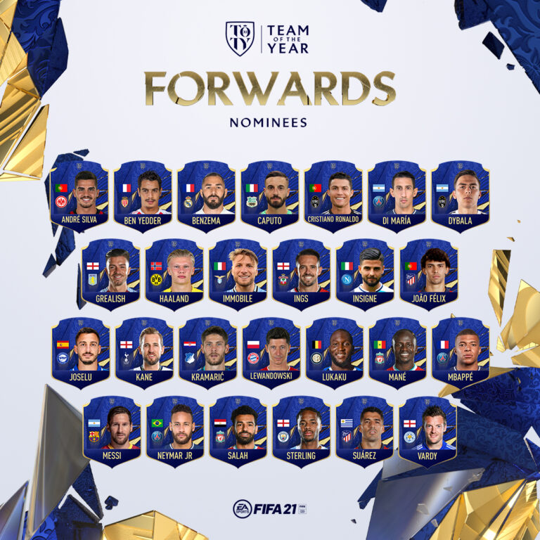 FIFA 21: TOTY Nominees Announced