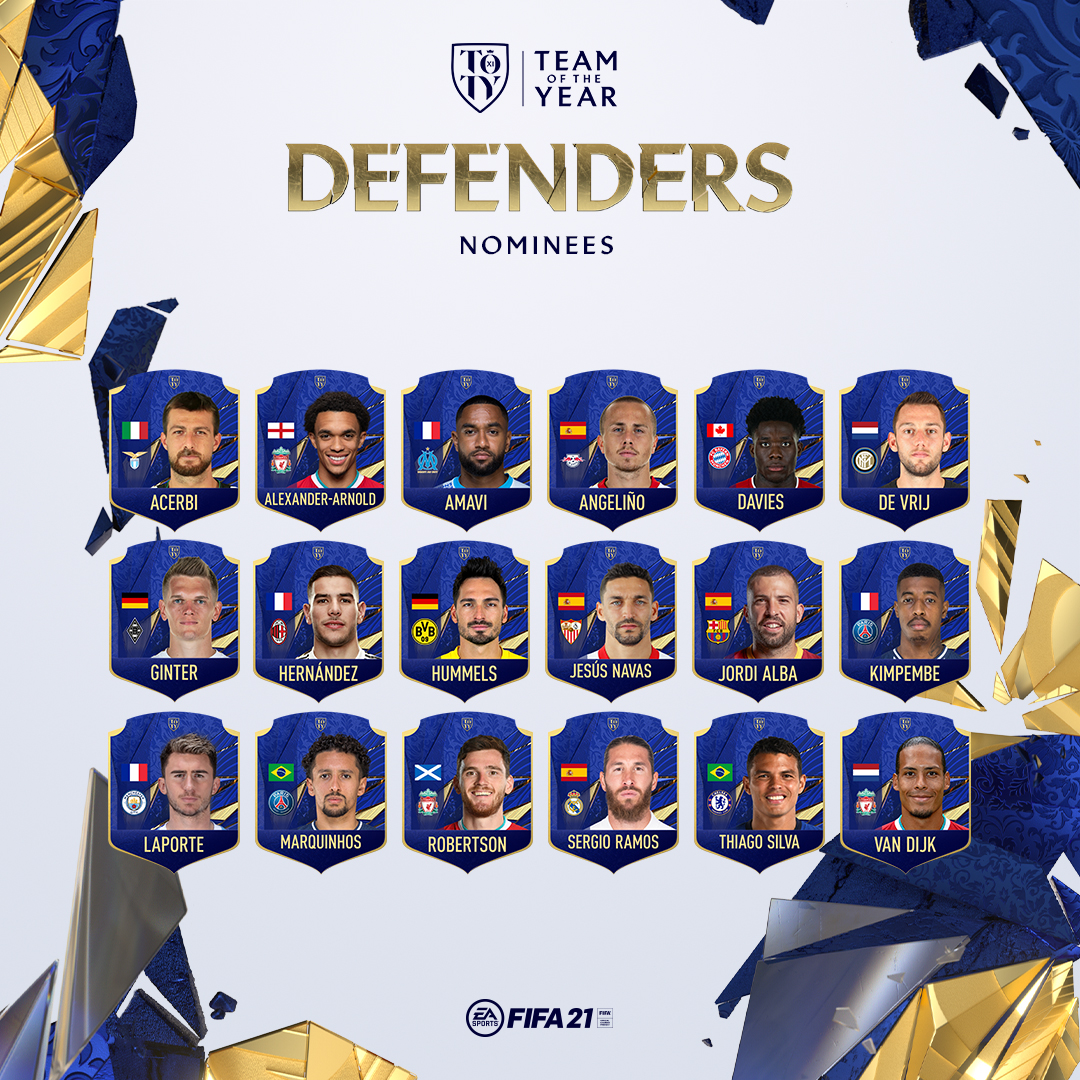 FIFA 21: TOTY Nominees Announced