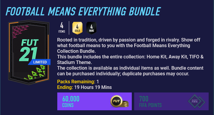 EA is selling FIFA 21 cosmetics outside loot boxes for the first time