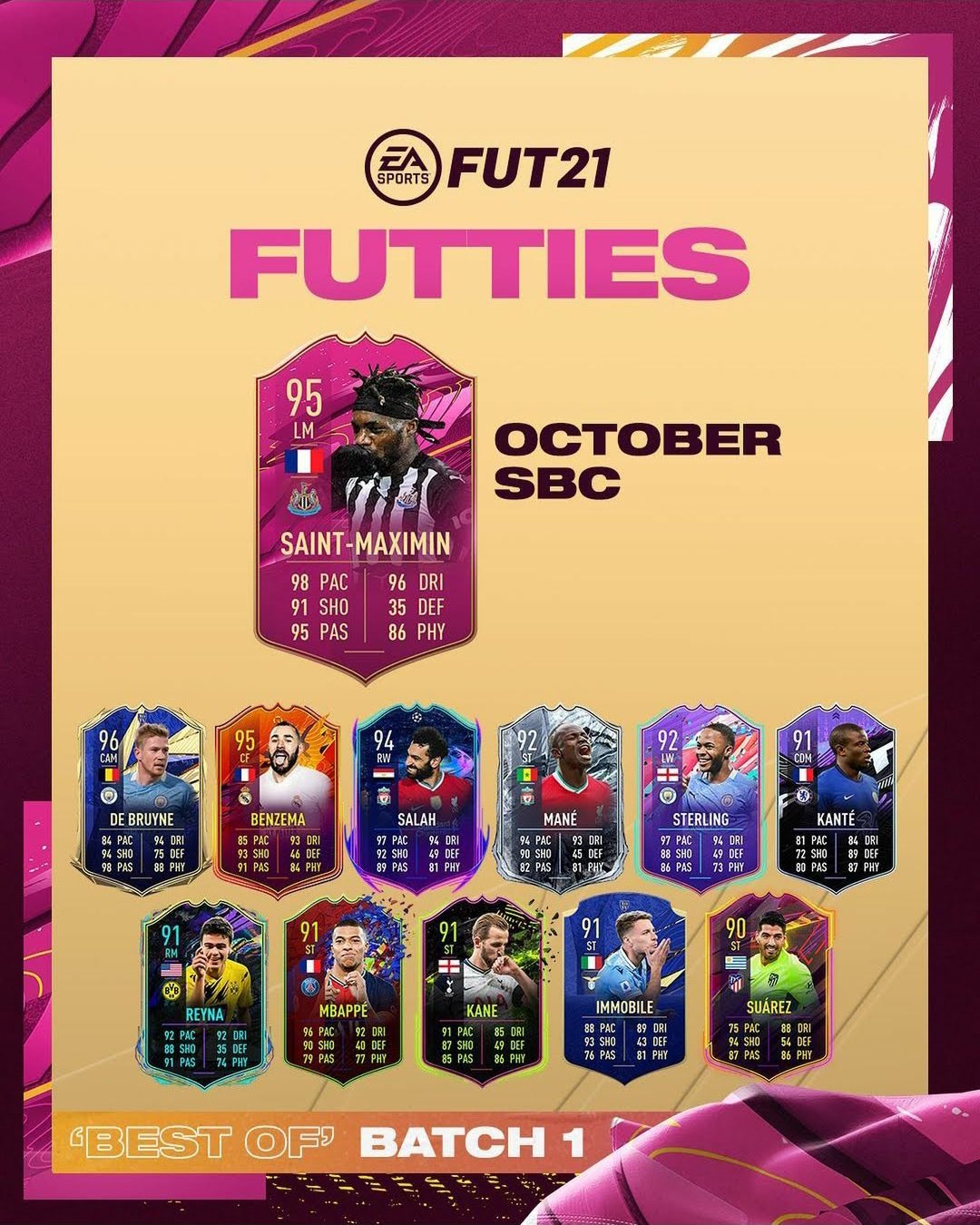 FIFA 22 FUTTIES 'Best Of' Batch 1 : TOTY Mbappe, Headliners Salah