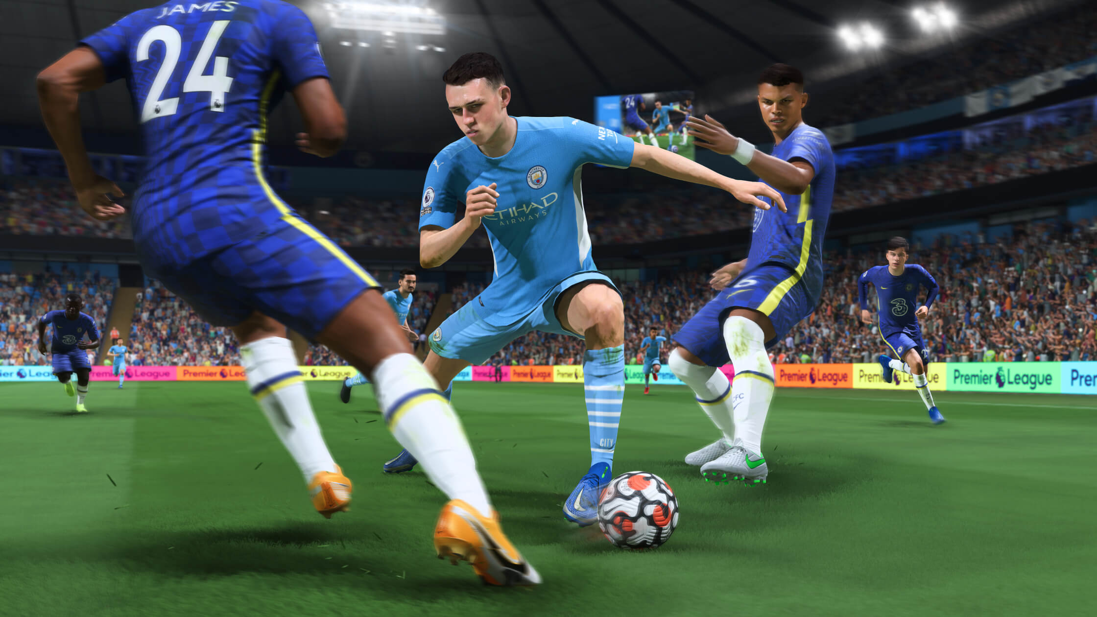 FIFA 22 - Champions League - Semi Final - Gameplay PS4 Slim