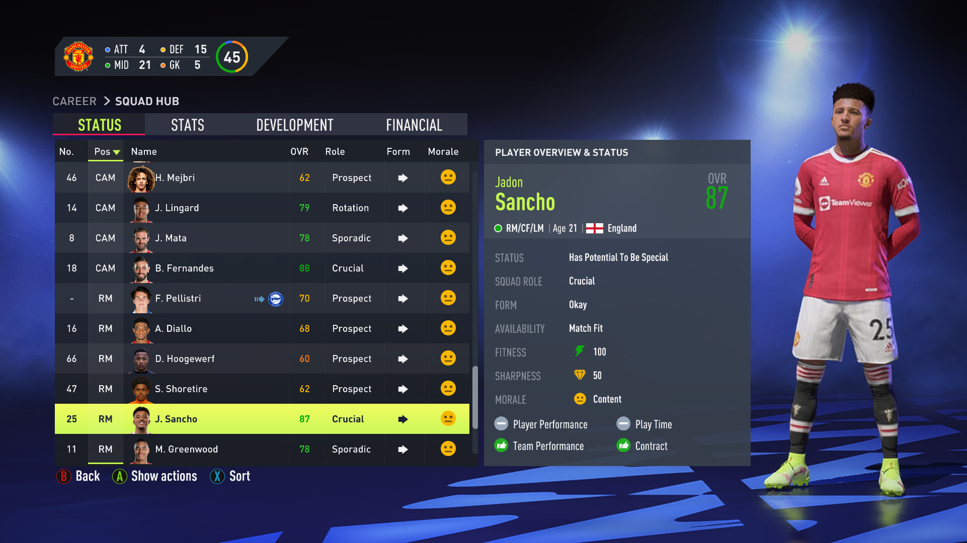 What is the max level in player Career Mode?