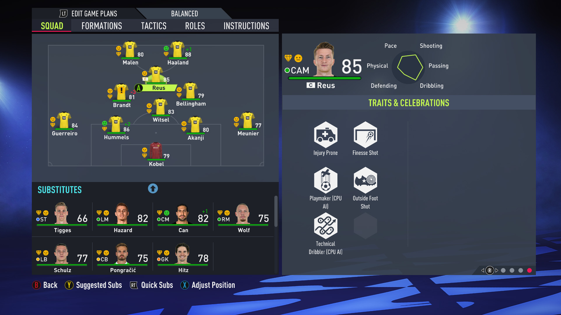 Comparison of Haaland, Sancho and Bellingham from FIFA 18 to FC 24 :  r/FifaCareers