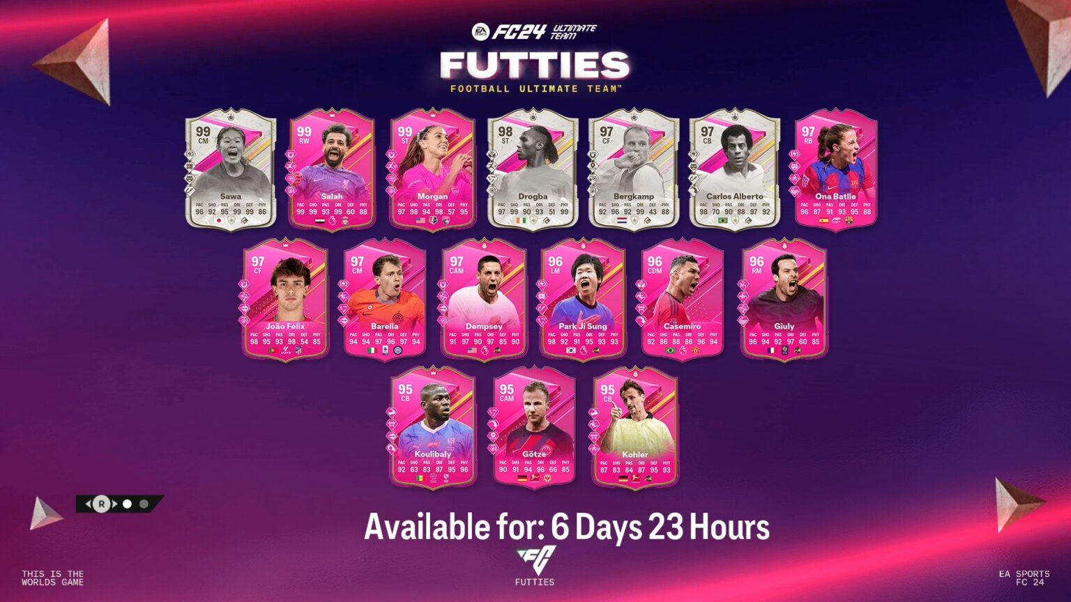 FC 24 Ultimate Team: FUTTIES Team 4 Overview | FIFA Infinity